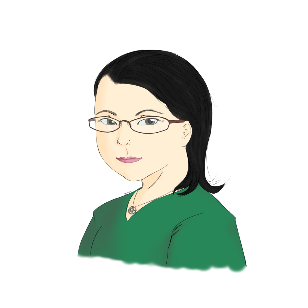 Sketch of Ashleigh by Em